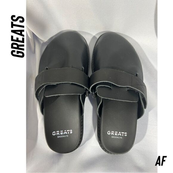 GREATS CLASSON UNISEX CLOGS NEW SIZE 40.5 BLACK - Picture 3 of 5